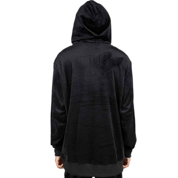 Killstar ✦ Fester Hoodie ✦ Black Velour Oversized Hood Pullover M Unisex NWT - Picture 3 of 7